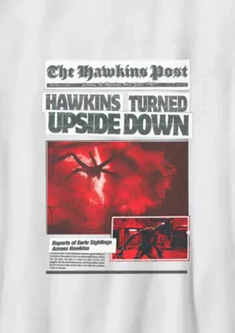 The Hawkins Post Graphic T-Shirt