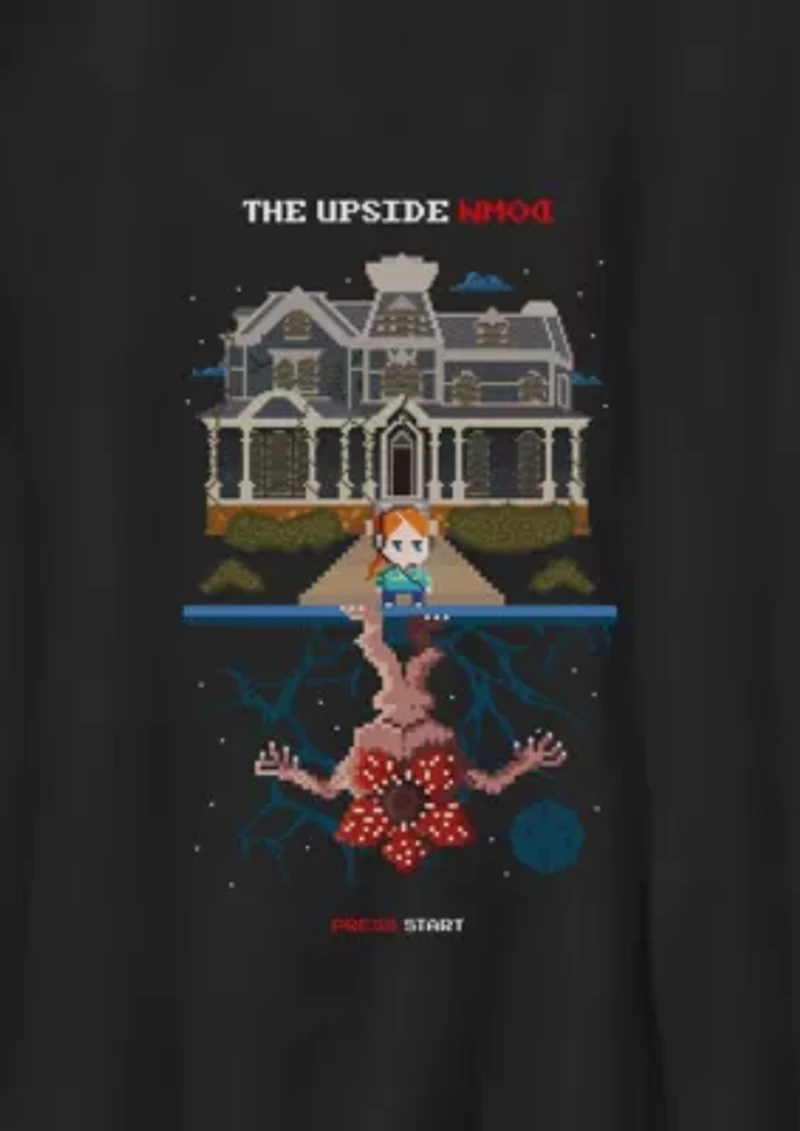 Max Demogorgon Upside Down Graphic T-Shirt