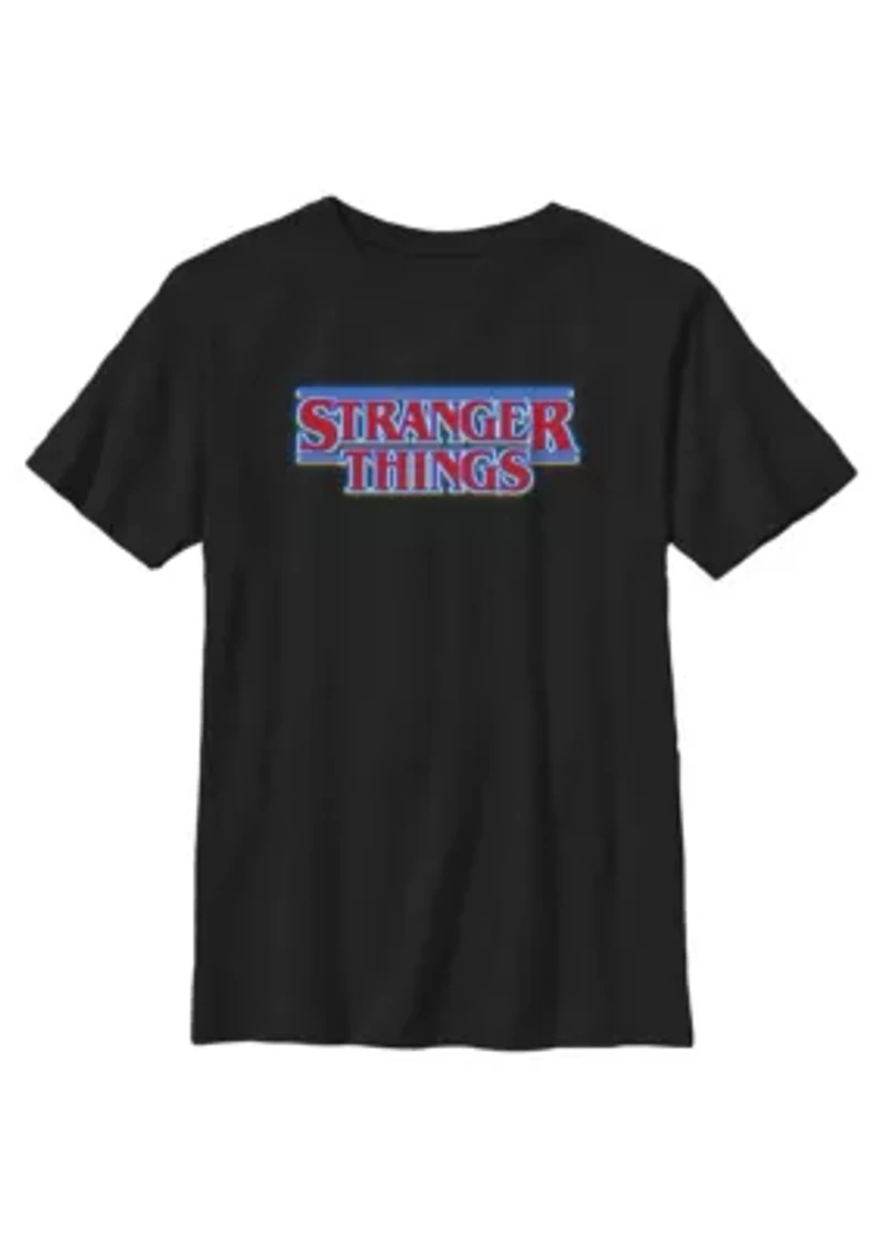 Glow Logo Stranger Things Graphic T-Shirt