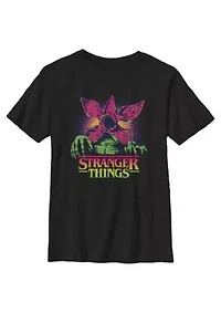 8 Bits Demogorgon Videogame Graphic T-Shirt
