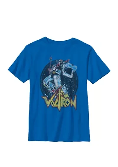 Defender Of The Universe Best Circle Portrait Crew Graphic T-Shirt
