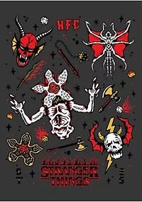 Stranger Flash Sheet Graphic T-Shirt