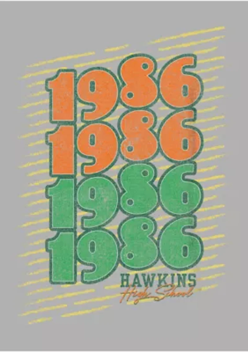 1986 Hawkins High School Graphic T-Shirt