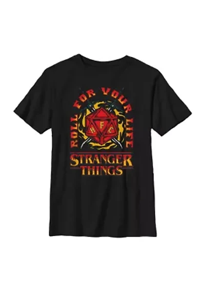 Fire And Dice Graphic T-Shirt