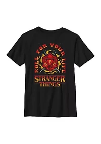 Fire And Dice Graphic T-Shirt