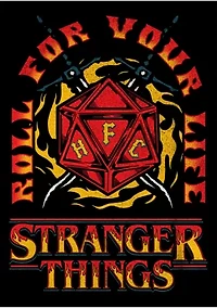 Fire And Dice Graphic T-Shirt