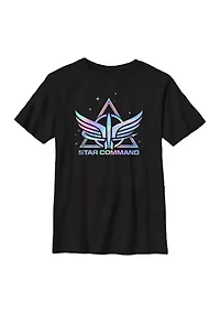 Star Command Holographic Graphic T-Shirt