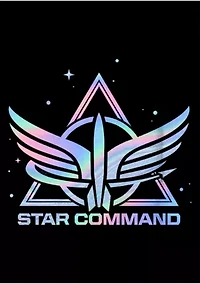 Star Command Holographic Graphic T-Shirt