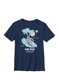 Boys 8-20 Chewie Surfing Beach Club Text Crew Graphic T-Shirt