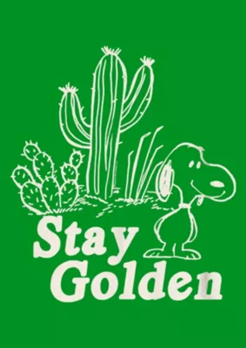 Golden Snoopy Graphic T-Shirt