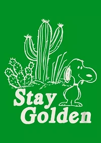 Golden Snoopy Graphic T-Shirt