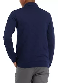 Boys 8-20 Quilted 1/4 Zip Pullover