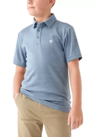 Boys 8-20 Short Sleeve Fishing Polo Shirt