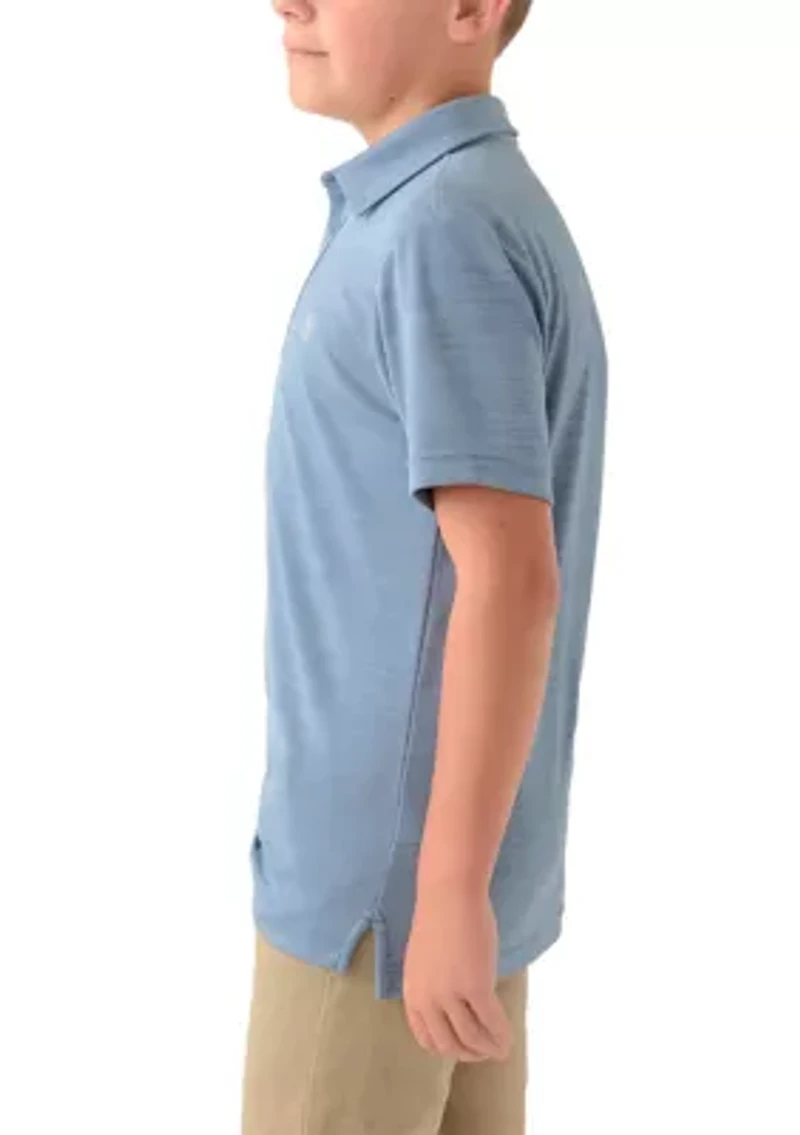 Boys 8-20 Short Sleeve Fishing Polo Shirt