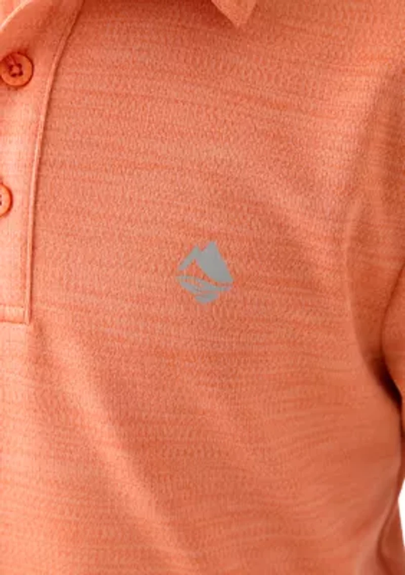 Boys 8-20 Short Sleeve Fishing Polo Shirt