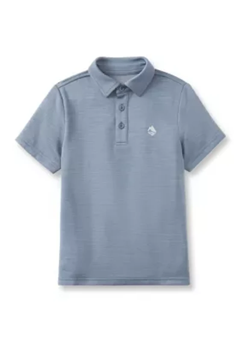 Boys 4-7 Short Sleeve Fishing Polo Shirt