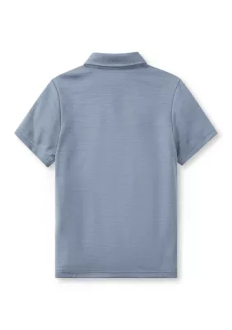 Boys 4-7 Short Sleeve Fishing Polo Shirt