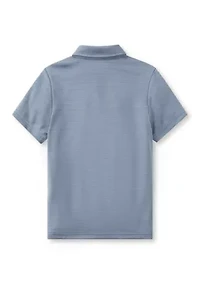 Boys 4-7 Short Sleeve Fishing Polo Shirt