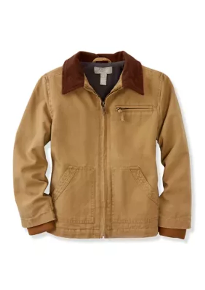 Boys 4-7 Collared Canvas Jacket