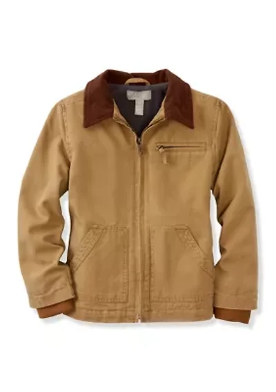 Boys 4-7 Collared Canvas Jacket