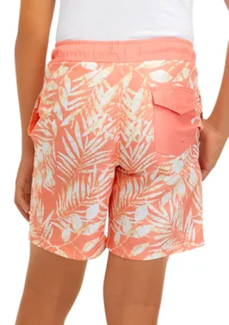 Boys 8-20 Printed Swim Trunks