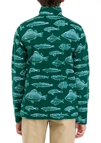 Boys 8-20 Printed Microfleece Jacket