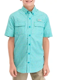 Boys 8-20 Yarn Dyed Fishing Shirt