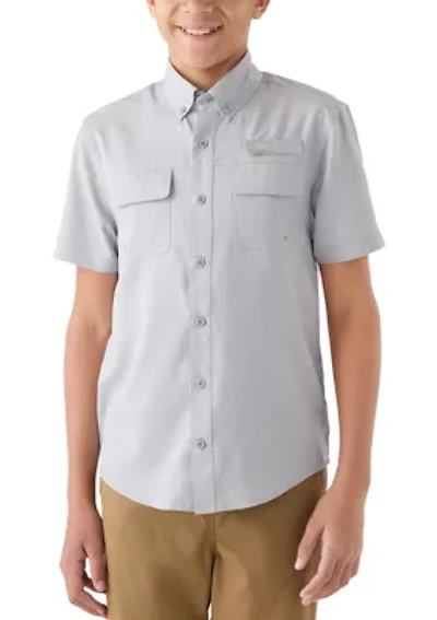 Boys 8-20 SS FISHING SHIRT