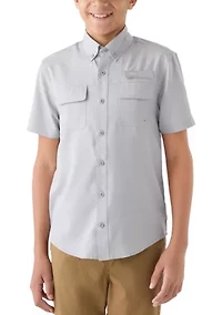 Boys 8-20 SS FISHING SHIRT