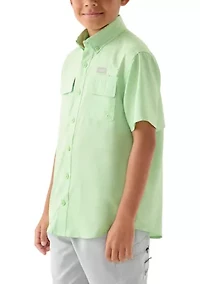 Boys 8-20 SS FISHING SHIRT