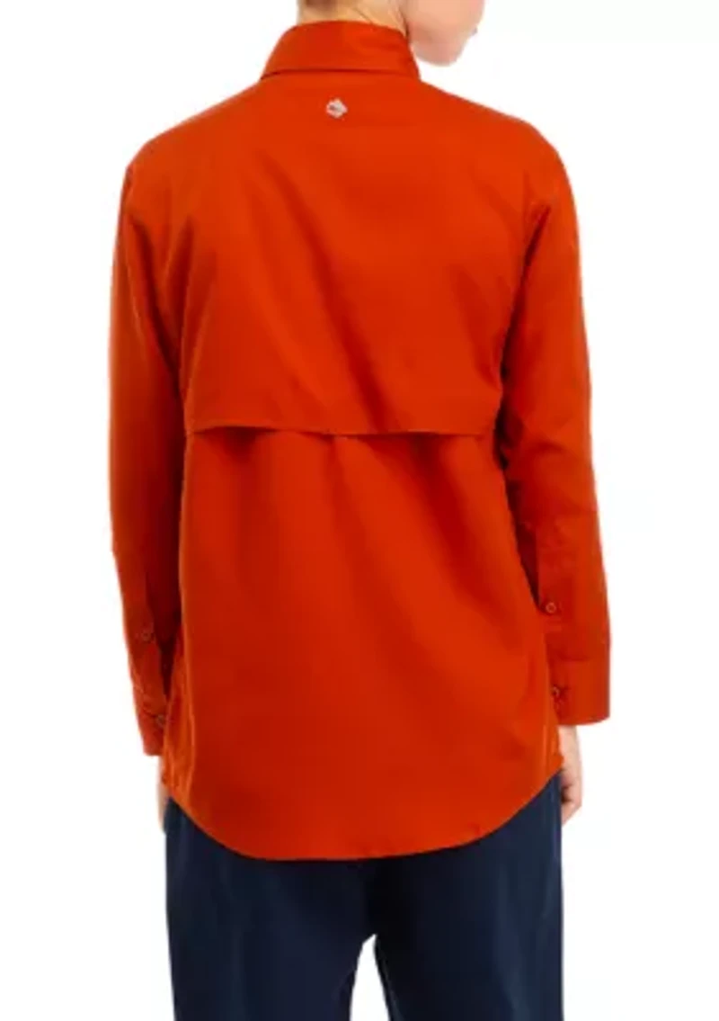 Long Sleeve Solid Fishing Shirt