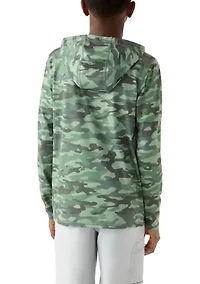 Boys 8-20 Performance Printed Hoodie