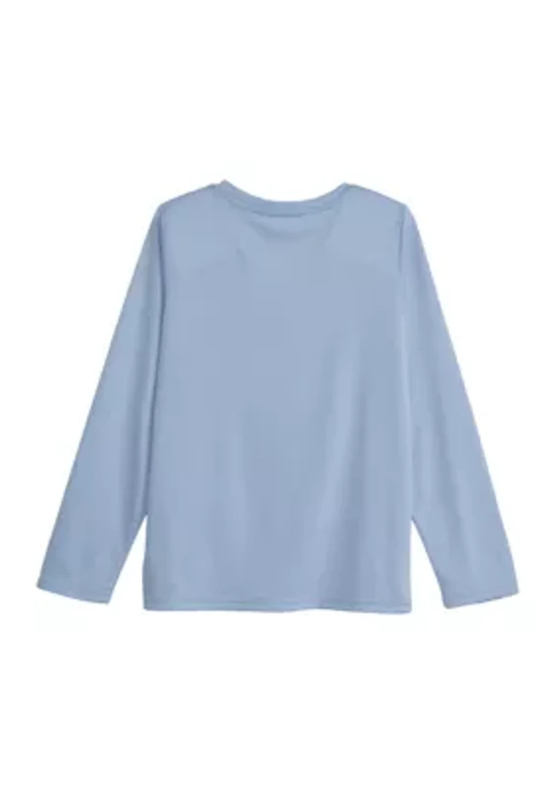 Boys 4-7 Long Sleeve Crew Neck T-Shirt