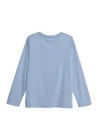 Boys 4-7 Long Sleeve Crew Neck T-Shirt