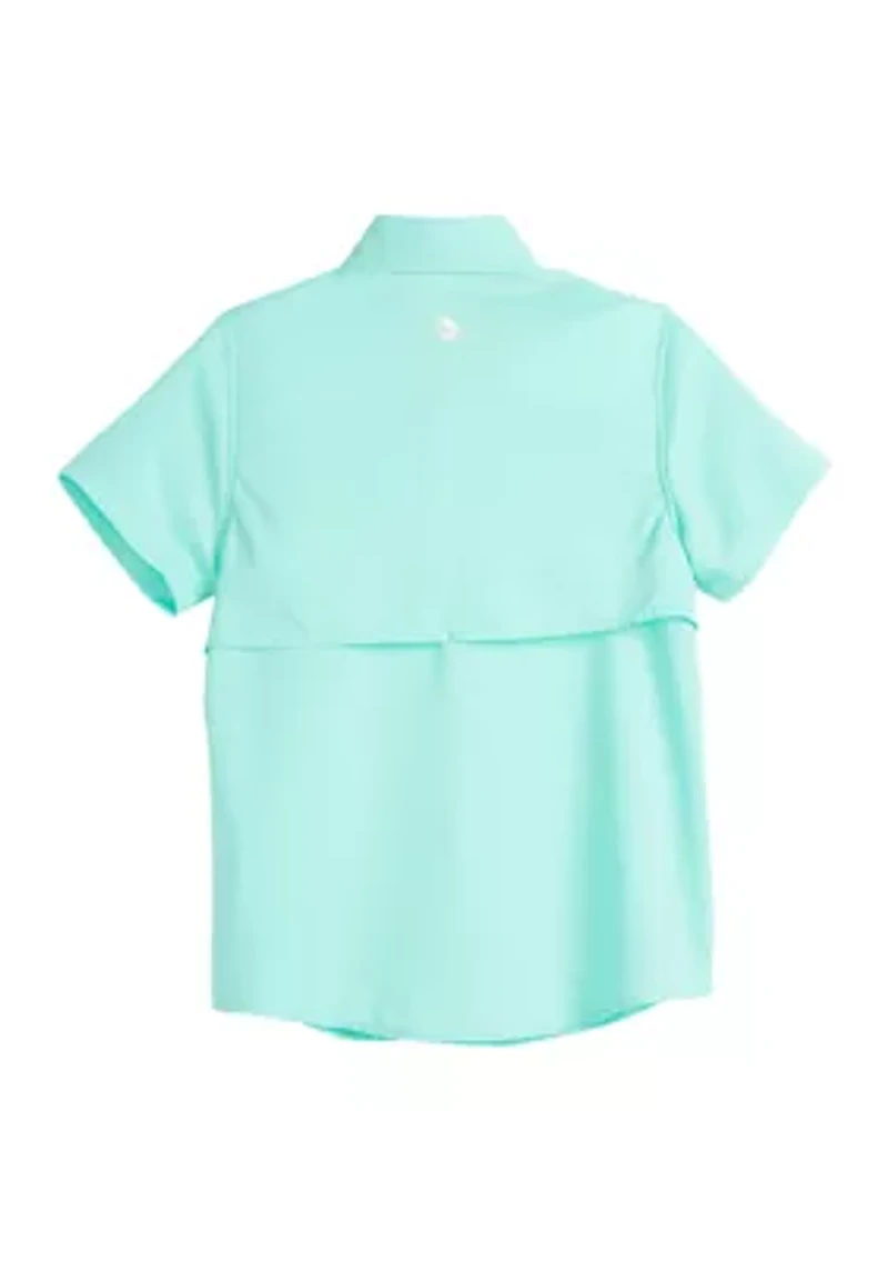 Boys 4-7 Short Sleeve Fishing Shirt