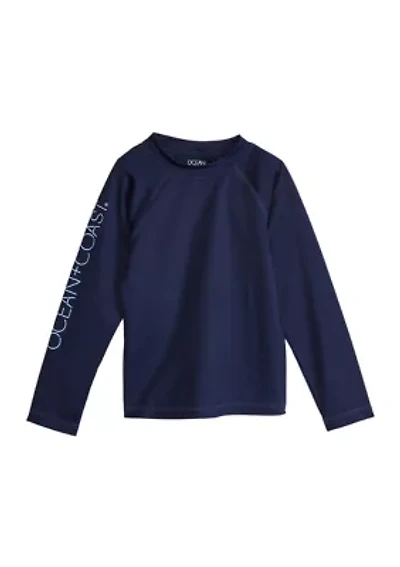 Boys 4-7 Long Sleeve Raglan Rashguard