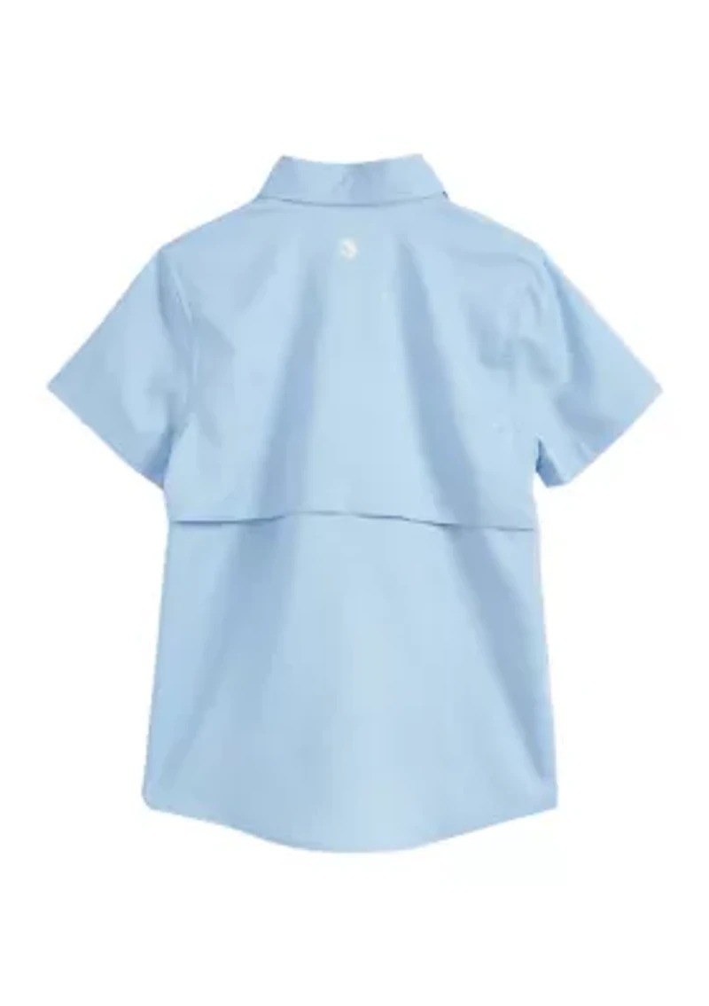 Boys 4-7 Short Sleeve Fishing Shirt