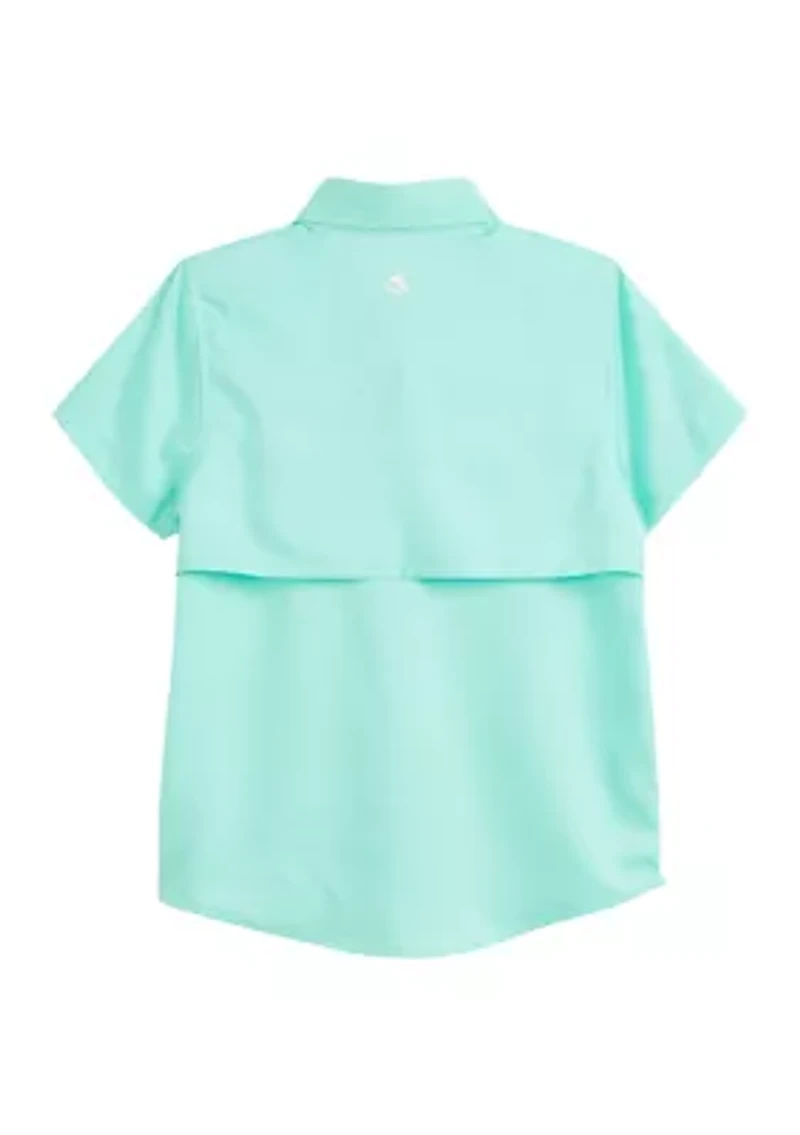 Boys 4-7 Short Sleeve Fishing Shirt