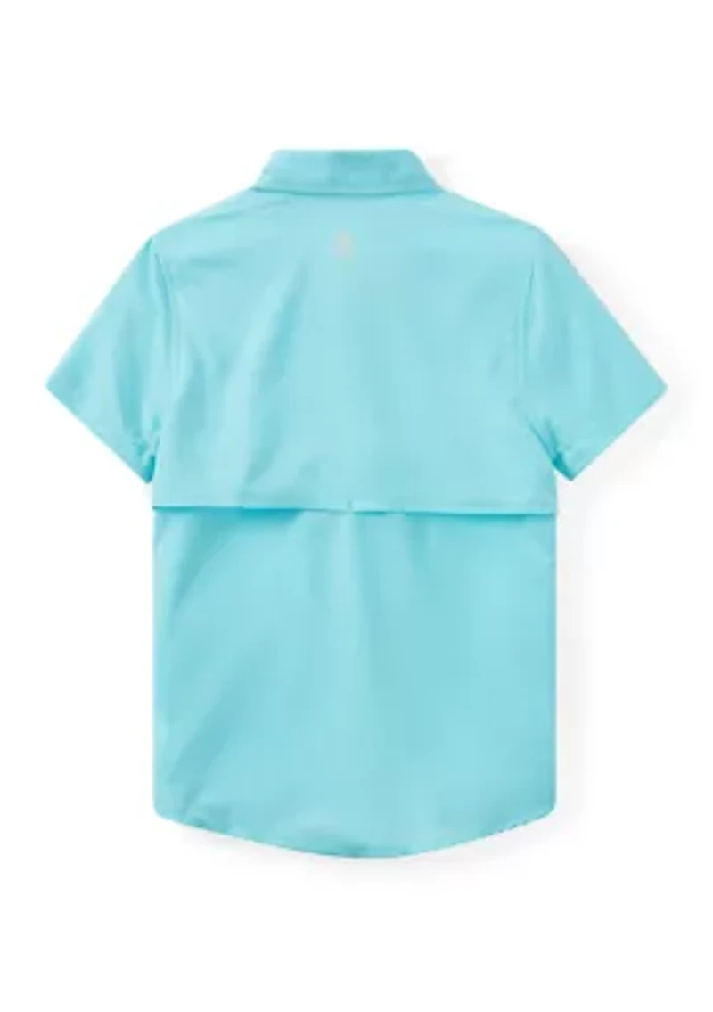 Boys 4-7 Short Sleeve Fishing Shirt