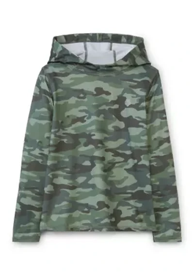 Boys 4-7 Long Sleeve Camo Print Hoodie