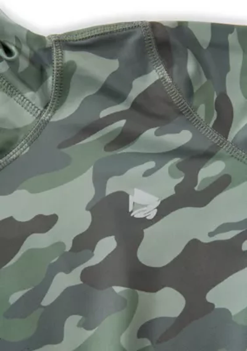 Boys 4-7 Long Sleeve Camo Print Hoodie