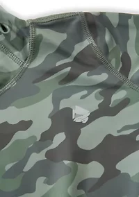Boys 4-7 Long Sleeve Camo Print Hoodie