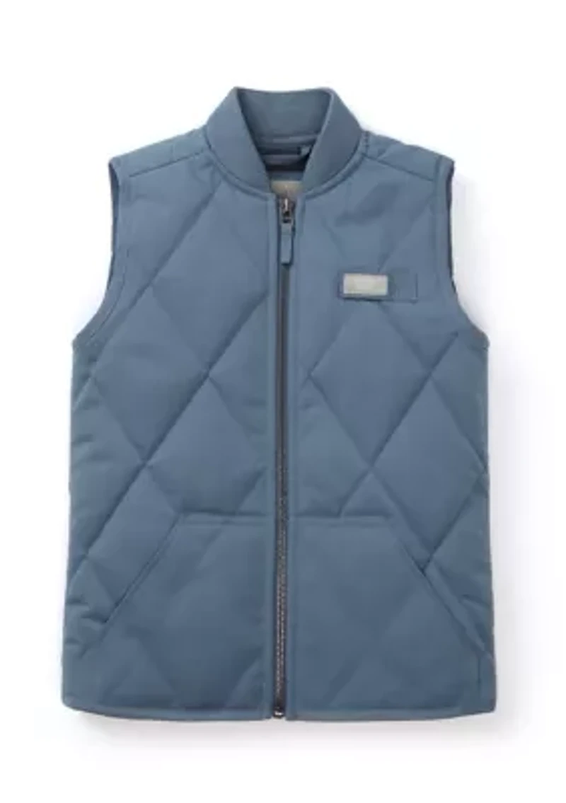 Boys 4-7 Flannel Lined Quilted Vest