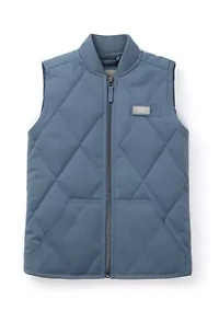 Boys 4-7 Flannel Lined Quilted Vest