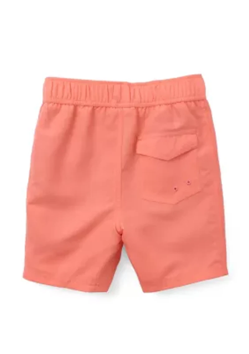 Boys 4-7 Magic Print Swim Trunks