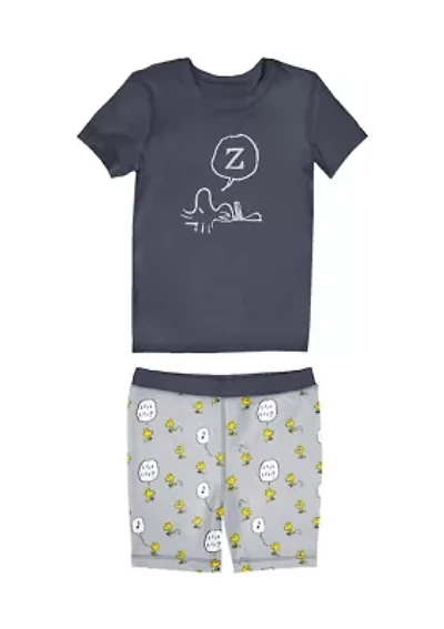 Boys 4-20 Short Sleeve T-Shirt and Shorts Pajama Set