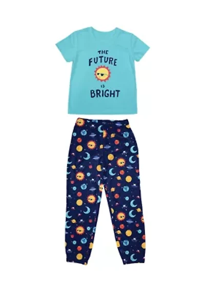 Boys 4-20 The Future Is Bright Pajama Set