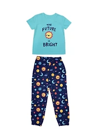Boys 4-20 The Future Is Bright Pajama Set
