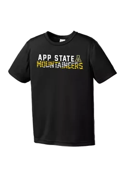 Youth NCAA Appalachian State Mountaineers Diagonal Graphic T-Shirt