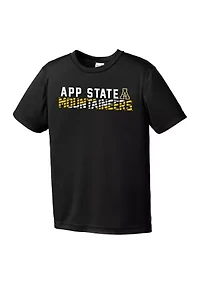 Youth NCAA Appalachian State Mountaineers Diagonal Graphic T-Shirt
